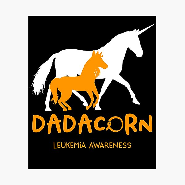 Item preview, Leukemia Awareness Dad Unicorn Dadacorn Support Leukemia Warrior  designed and sold by RunningShop.