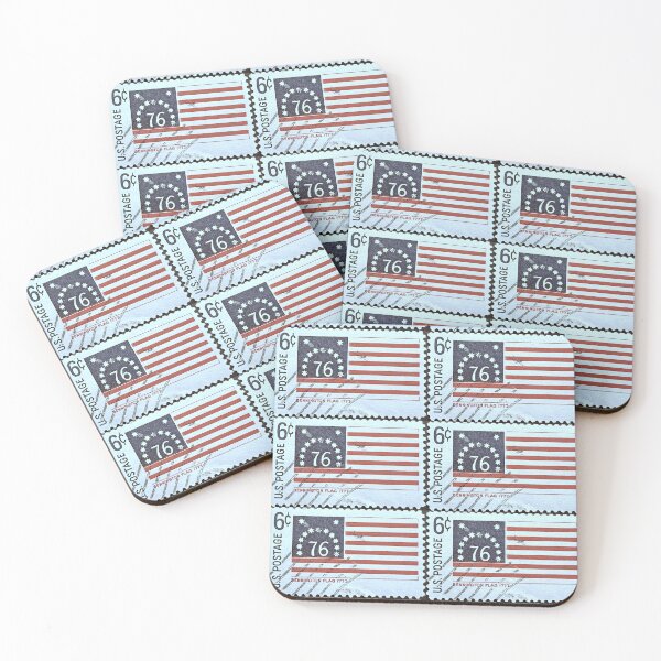 Item preview, Bennington Flag 1777 Vintage Postage Stamp designed and sold by Factory57.