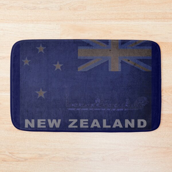 Item preview, New Zealand Flag with Maori Canoe designed and sold by Pekapeka of NZ.