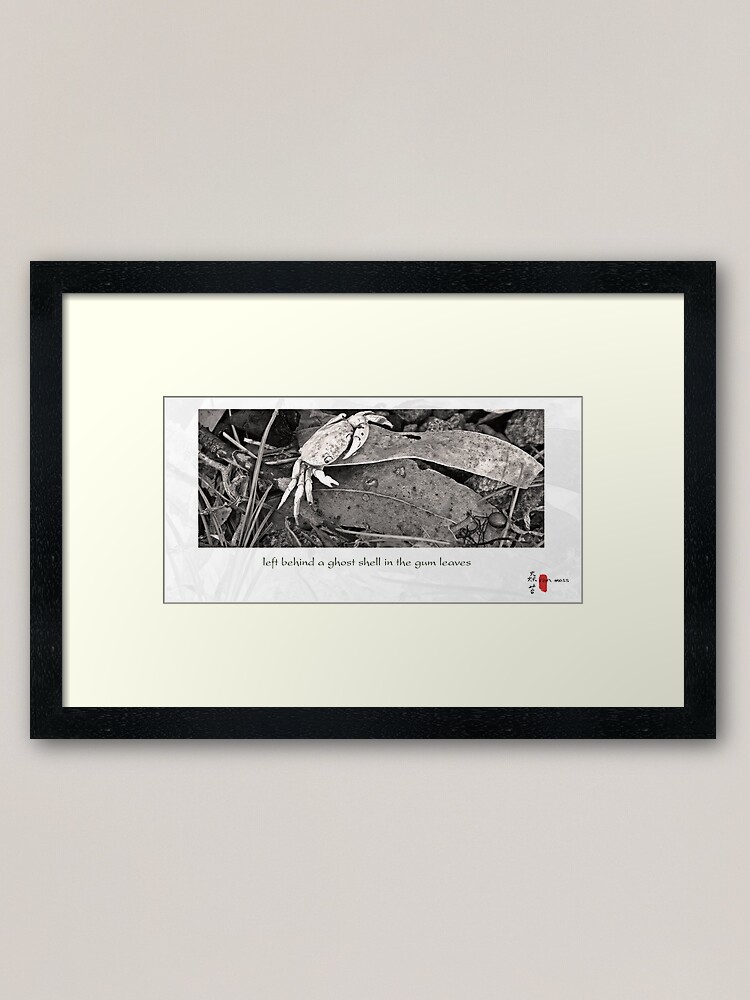 Alternate view of Ghost Shell Framed Art Print