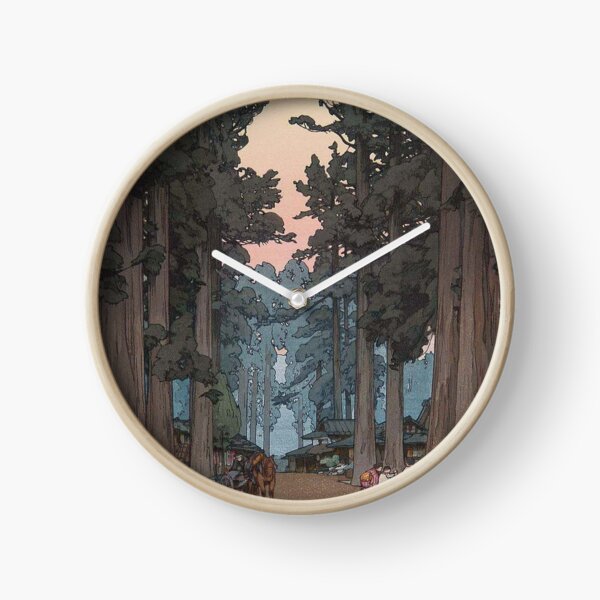 Item preview, Avenue of Sugi trees, a shin-hanga work by Hiroshi Yoshida designed and sold by LexBauer.