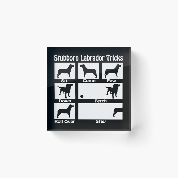 Item preview, Stubborn Labrador Tricks designed and sold by Ricaso.