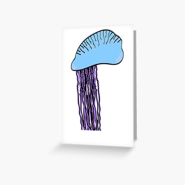 Portuguese man o war Greeting Card