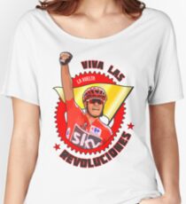 Viva Las Revoluciones - Chris Froome La Vuelta Women's Relaxed Fit T-Shirt