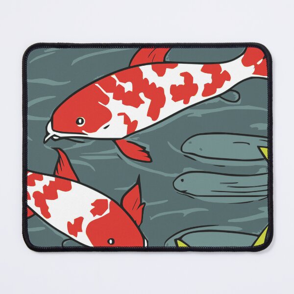 Item preview, Koi swimming in pond with another Koi designed and sold by Nonshape.
