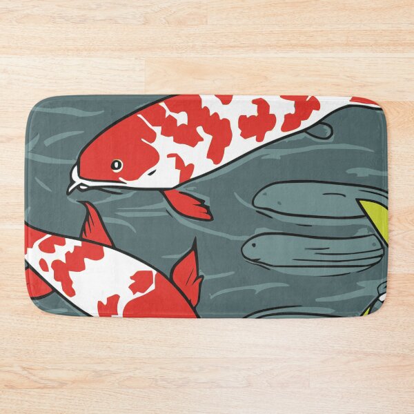 Item preview, Koi swimming in pond with another Koi designed and sold by Nonshape.