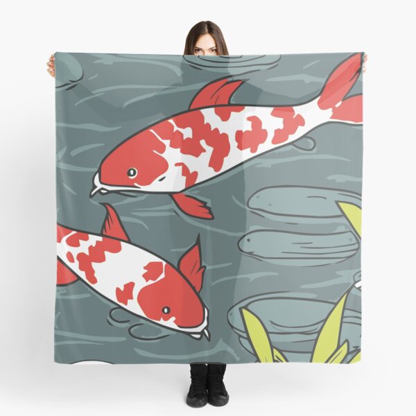 Item preview, Koi swimming in pond with another Koi designed and sold by Nonshape.