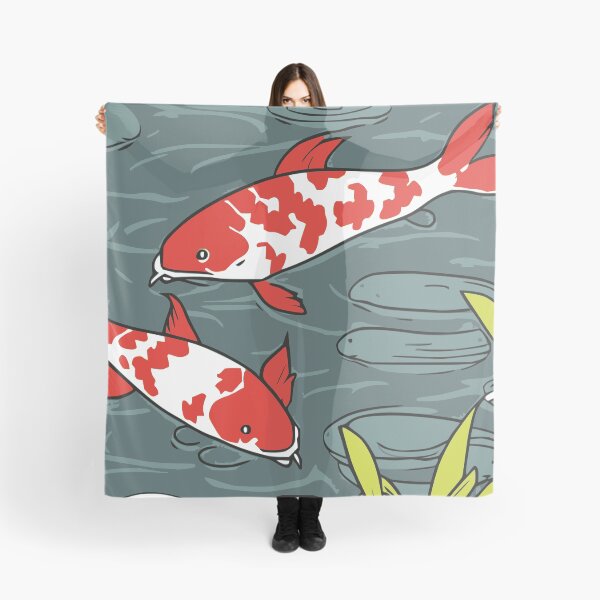 Item preview, Koi swimming in pond with another Koi designed and sold by Nonshape.