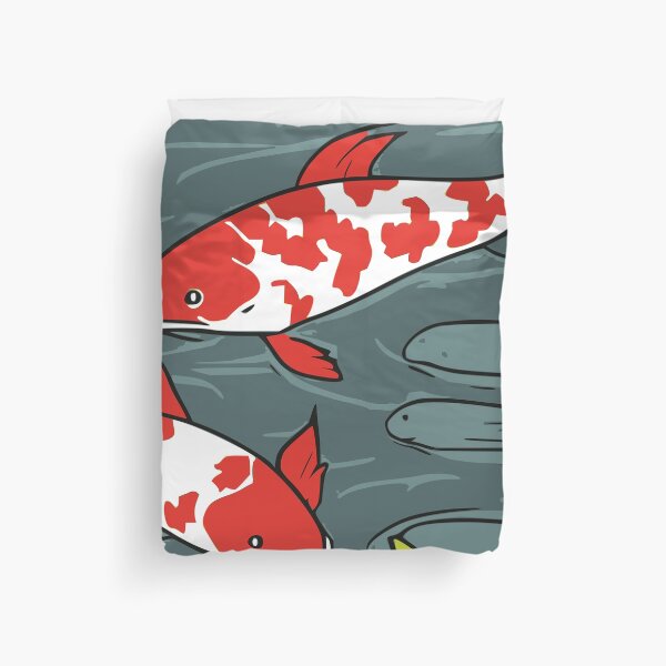 Item preview, Koi swimming in pond with another Koi designed and sold by Nonshape.