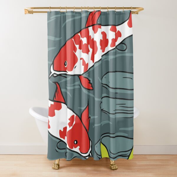 Item preview, Koi swimming in pond with another Koi designed and sold by Nonshape.