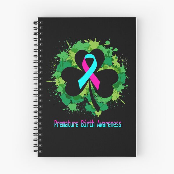 Item preview, Premature Birth Awareness Clover Ribbon Happy Patricks Day Support Premature Birth Warrior Gifts designed and sold by Tammyilaria.