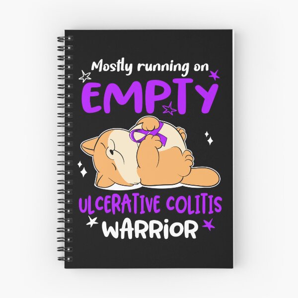 Item preview, Mostly running on Empty Ulcerative Colitis Warrior designed and sold by ElizabethS809.
