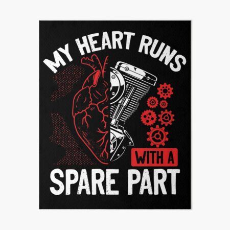 Heart Bypass Heart Transplant Survivor Open Heart Surgery Art Board Print