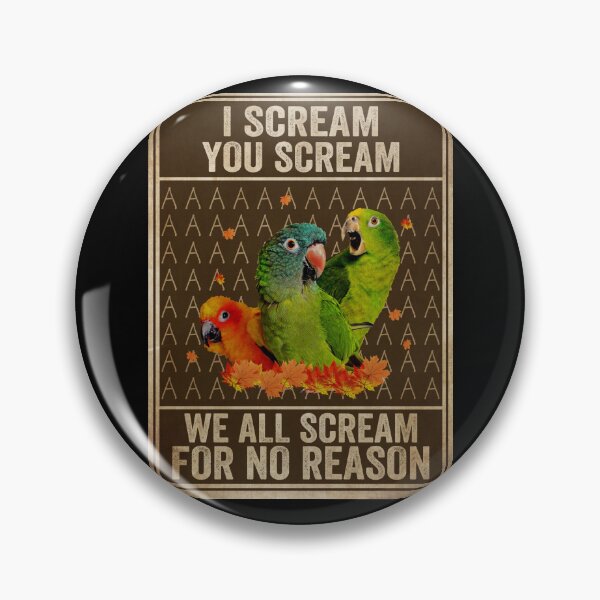 Item preview, Parrot I Cream You Scream We All Scream designed and sold by hanryhodaky80.