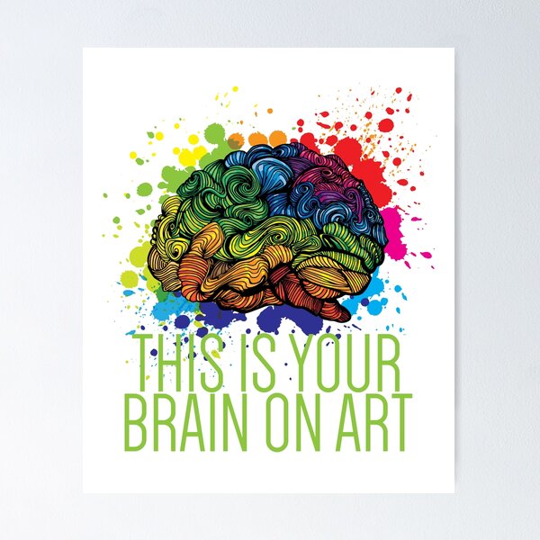 Item preview, This Is Your Brain On Art  designed and sold by PetInks.