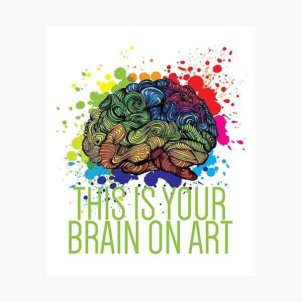 Item preview, Este es tu cerebro en arte designed and sold by PetInks.