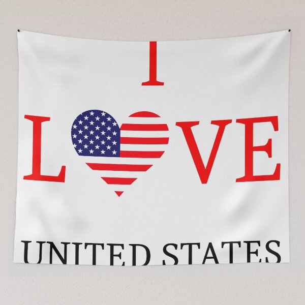Item preview, I love United States designed and sold by OsvaldoRamosArt.