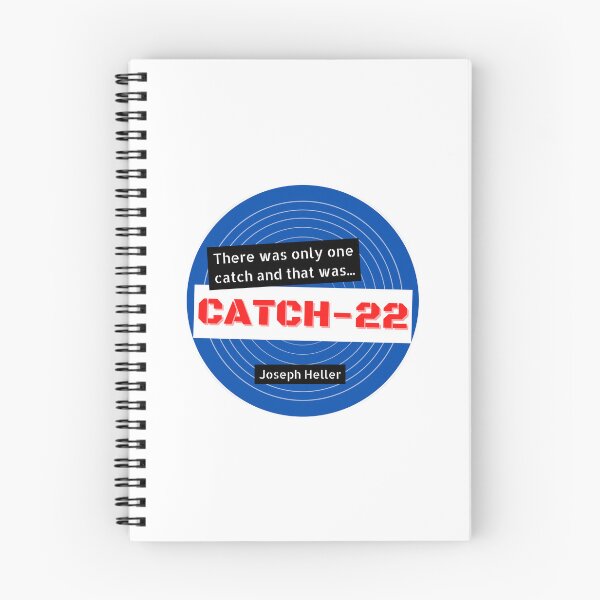 Item preview, Catch-22 - Joseph Heller Classic Satire War Literature Book Simple Minimal Aesthetic designed and sold by weboftigers.