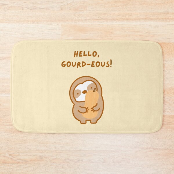 Item preview, Thanksgiving Hello Gorgeous Gourd Sloth designed and sold by theslothinme.