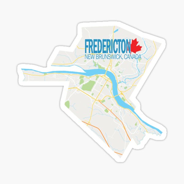 Fredericton NB Map