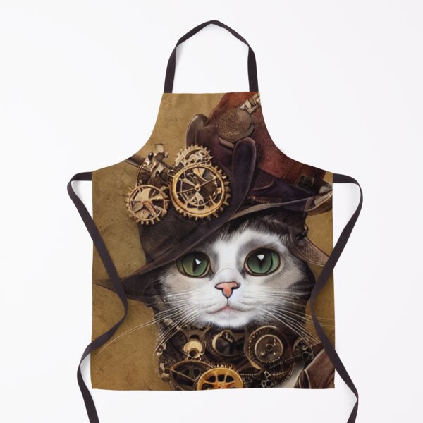 Item preview, Fancy Steampunk Cat designed and sold by HappyDelights.