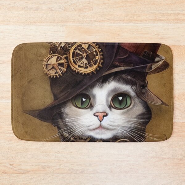 Item preview, Fancy Steampunk Cat designed and sold by HappyDelights.