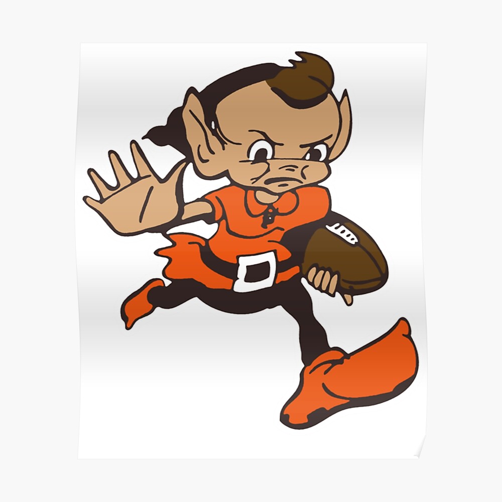 Cleveland Browns - Brownie the Elf decal - sticker