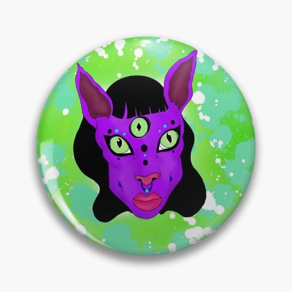 Item preview, Trippy kitty  designed and sold by Keturah Carney.
