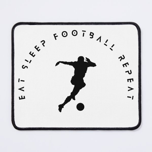 Item preview, Eat Sleep Football Repeat | Eat Sleep Soccer Repeat designed and sold by RIGHT BRAIN DESIGNS.
