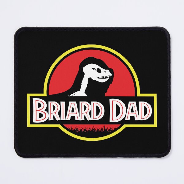 Item preview, (For Dark Background) Jurassic Briard Dad designed and sold by More Cute Dogs.