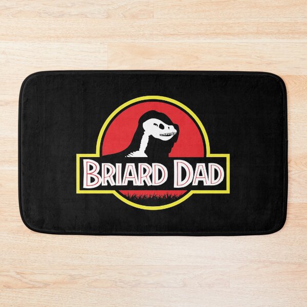Item preview, (For Dark Background) Jurassic Briard Dad designed and sold by More Cute Dogs.