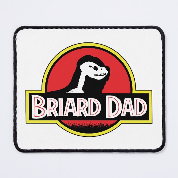 Item preview, (For Bright Background) Jurassic Briard Dad designed and sold by More Cute Dogs.
