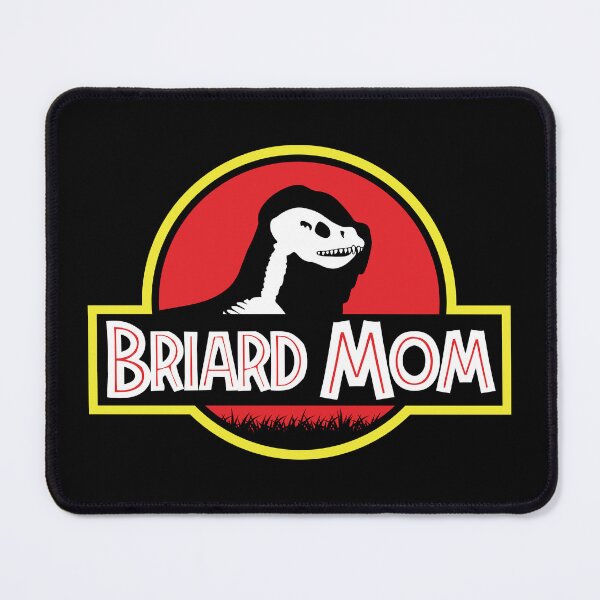 Item preview, (For Dark Background) Jurassic Briard Mom designed and sold by More Cute Dogs.