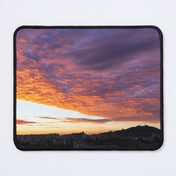 Item preview, View from a Penthouse - Glorious Sunrise Skyscape over Plovdiv Bulgaria designed and sold by Georgia Mizuleva.