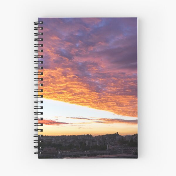 Item preview, View from a Penthouse - Glorious Sunrise Skyscape over Plovdiv Bulgaria designed and sold by Georgia Mizuleva.