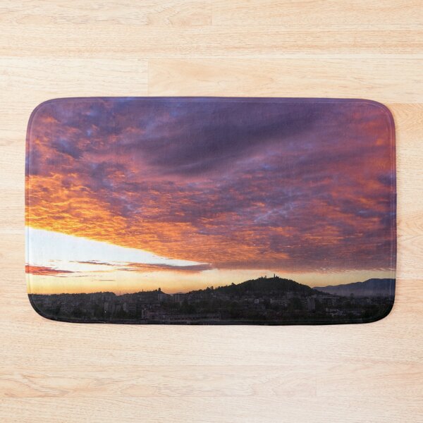 Item preview, View from a Penthouse - Glorious Sunrise Skyscape over Plovdiv Bulgaria designed and sold by Georgia Mizuleva.