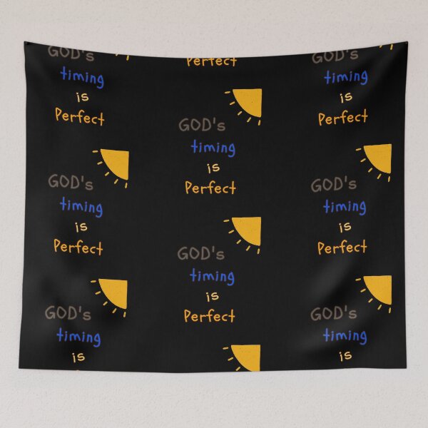 Item preview, God's timing is perfect designed and sold by FennyWijayaMomo.