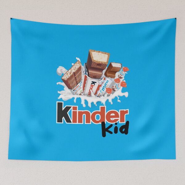 Item preview, Kinder KID (Blue Background) designed and sold by PawsitiveMum.