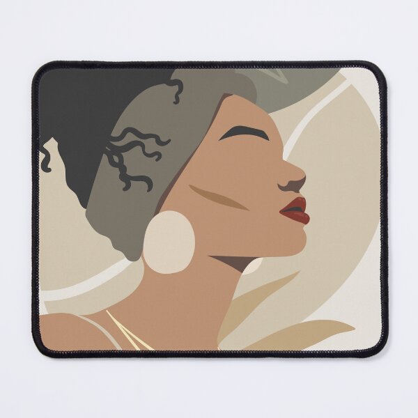 Item preview, Black Girl Portrait Art designed and sold by RUMI-ART-PLANET.