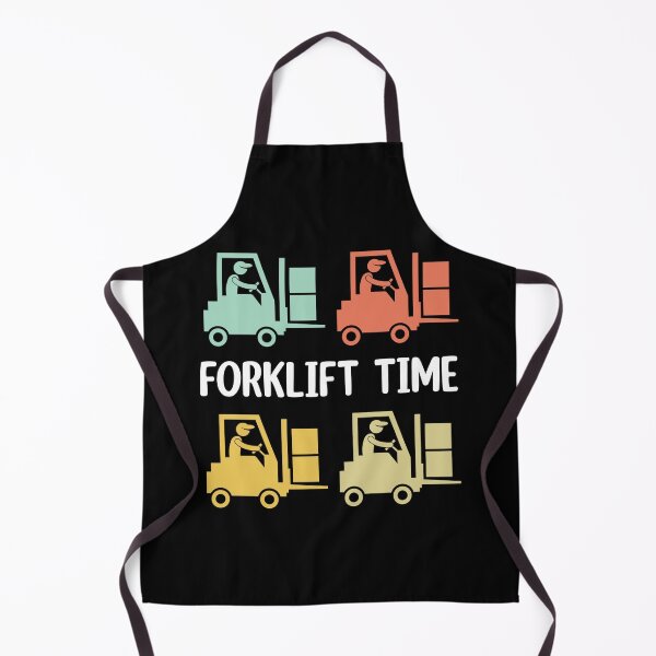 Item preview, Vintage Retro Forklift Time Forklift Driver  designed and sold by Rami Khalifah.