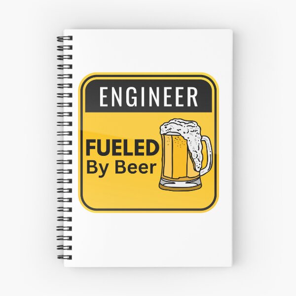 Item preview, Engineer Fueled By Beer designed and sold by Quirky Dez.