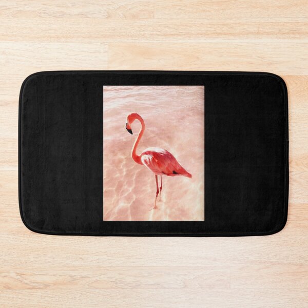 Item preview, Pink Flamingo Tropical Blush Pink Flamingo Wall Art designed and sold by roherweaders33.