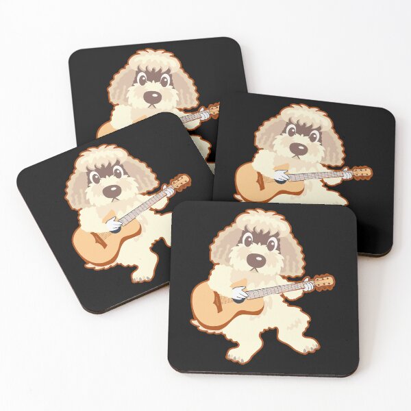 Item preview, Cute Labradoodle Plays Guitar designed and sold by UnknownArtistt.