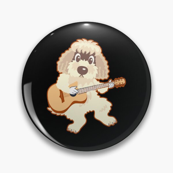 Item preview, Cute Labradoodle Plays Guitar designed and sold by UnknownArtistt.