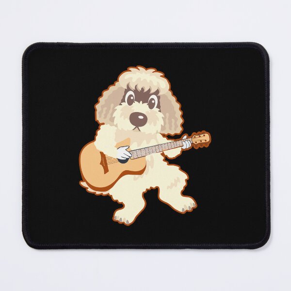 Item preview, Cute Labradoodle Plays Guitar designed and sold by UnknownArtistt.