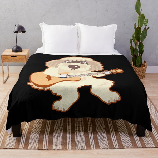 Item preview, Cute Labradoodle Plays Guitar designed and sold by UnknownArtistt.