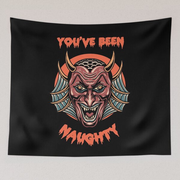 Artikelvorschau, Du warst Naughty Krampus - Orange entworfen und verkauft von Georgy09.
