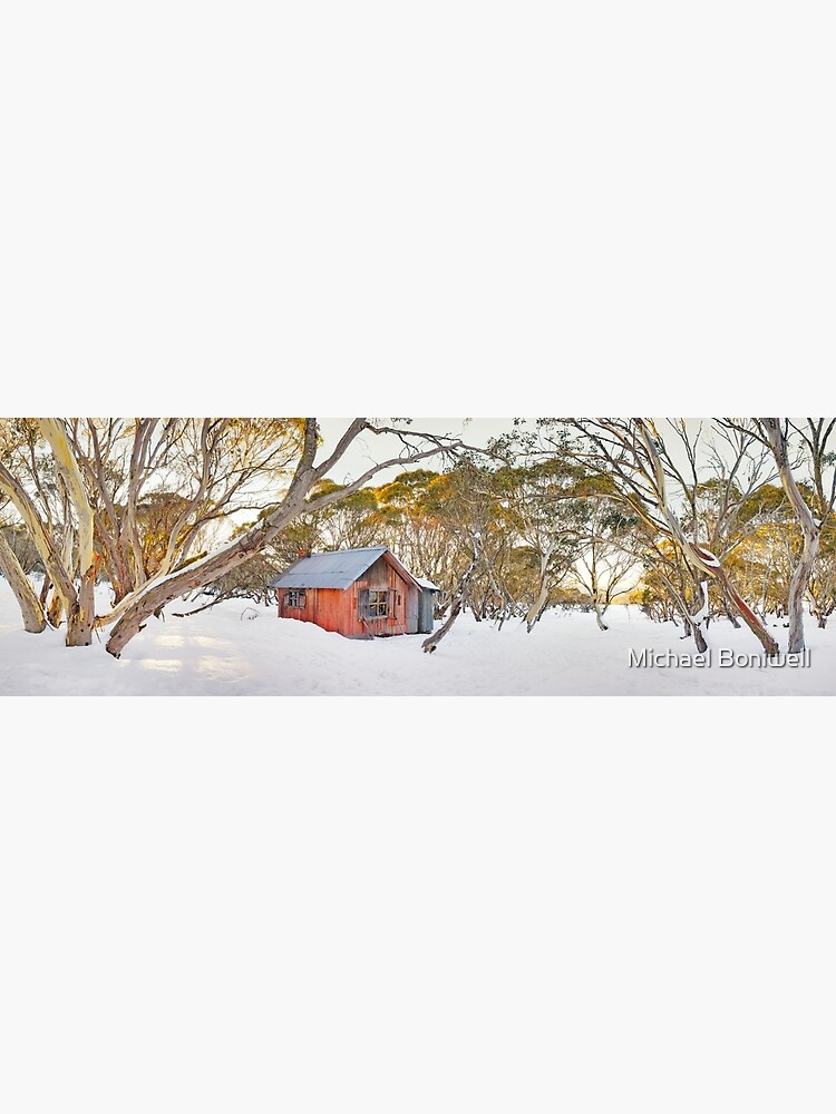 Thumbnail 3 of 3, Poster, Winter at JB Plain Hut, Mt Hotham, Victoria, Australia designed and sold by Chockstone.