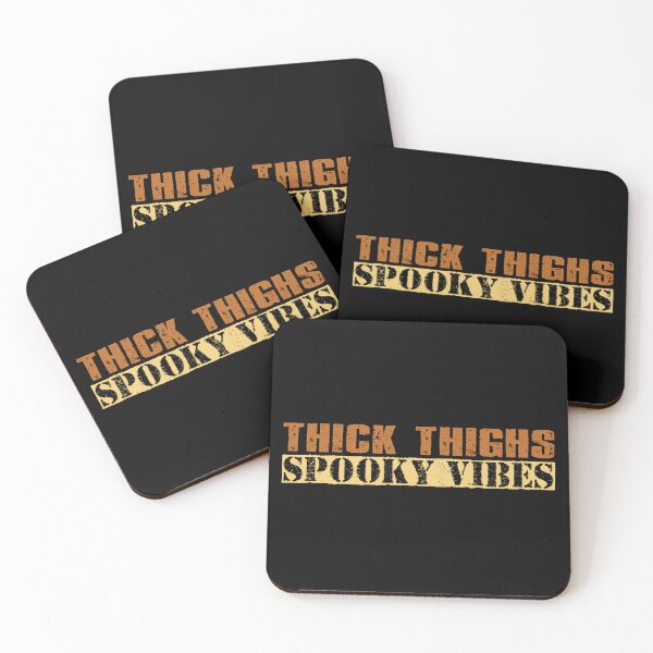 Item preview, Thick Thighs Spooky Vibes - Vintage Retro Text designed and sold by Whimsical  Thinker.
