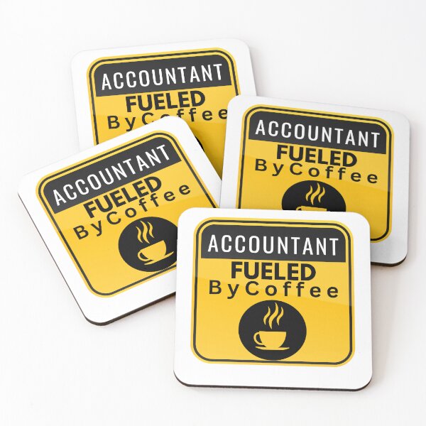 Item preview, Accountant Fueled By Coffee designed and sold by Quirky Dez.